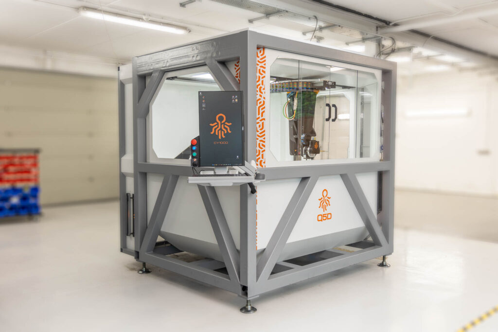 CY10 motion platform in workshop