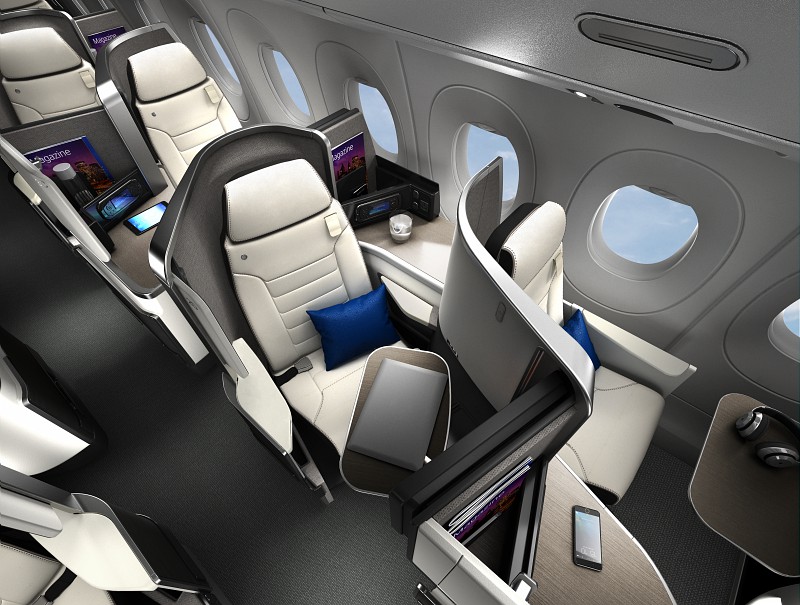 Safran business class seating concept