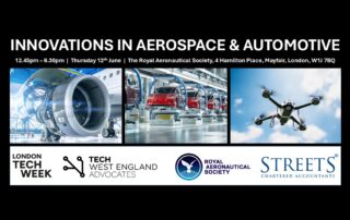Image from https://www.techwestenglandadvocates.co.uk shows tech industries and event sponsor logos