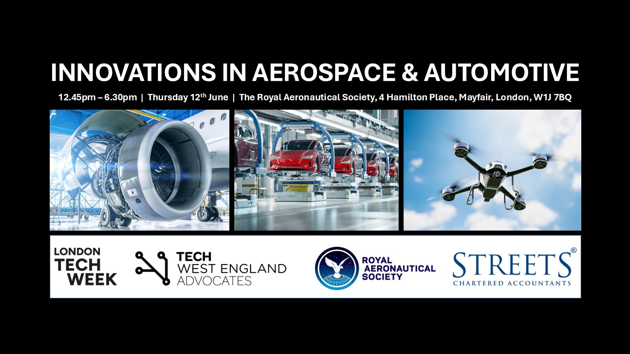 Image from https://www.techwestenglandadvocates.co.uk shows tech industries and event sponsor logos