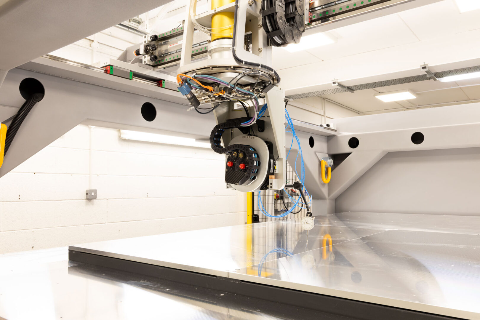 SQ25 head mounting plate in Q5D workshop