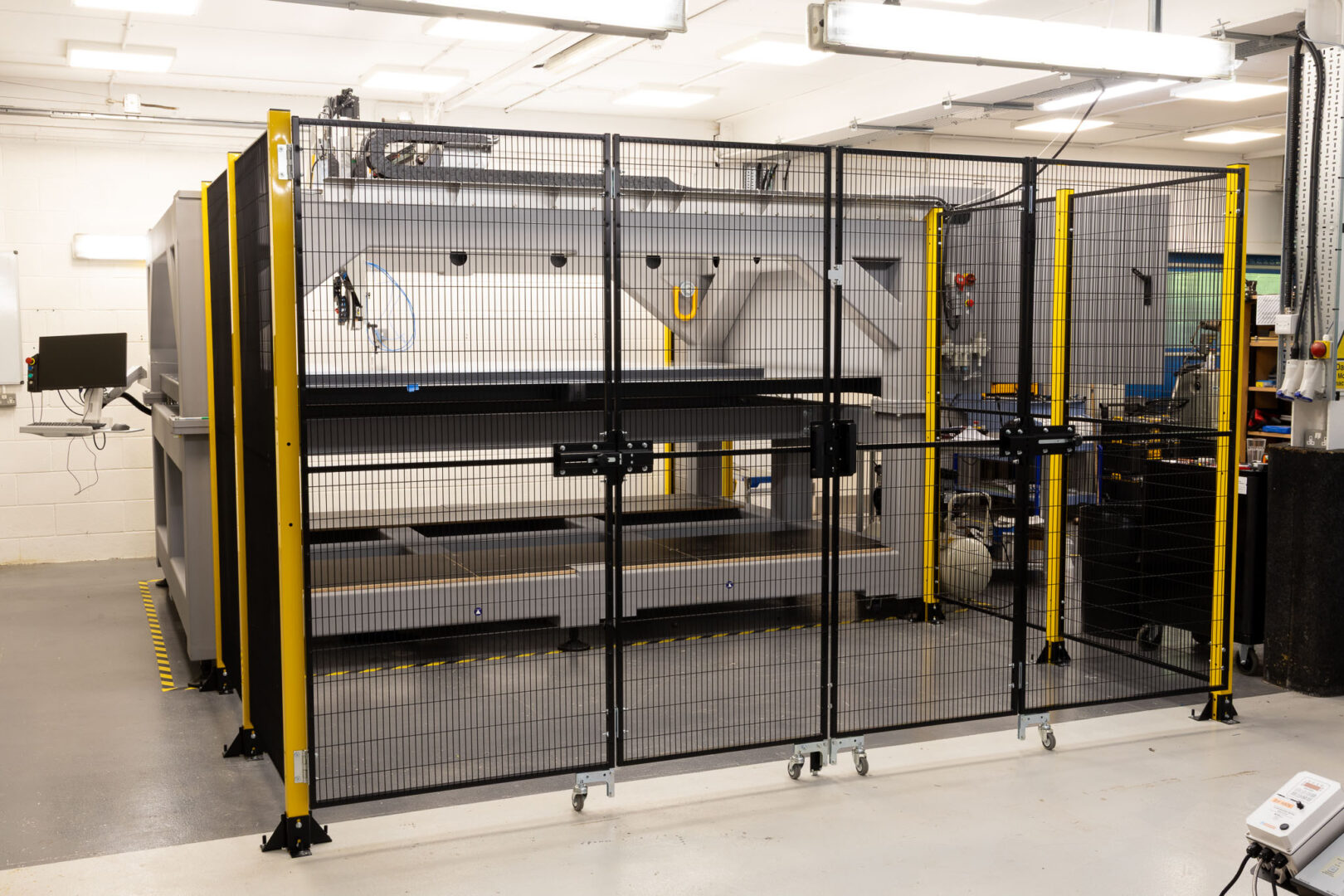 SQ25 with safety cage in Q5D workshop