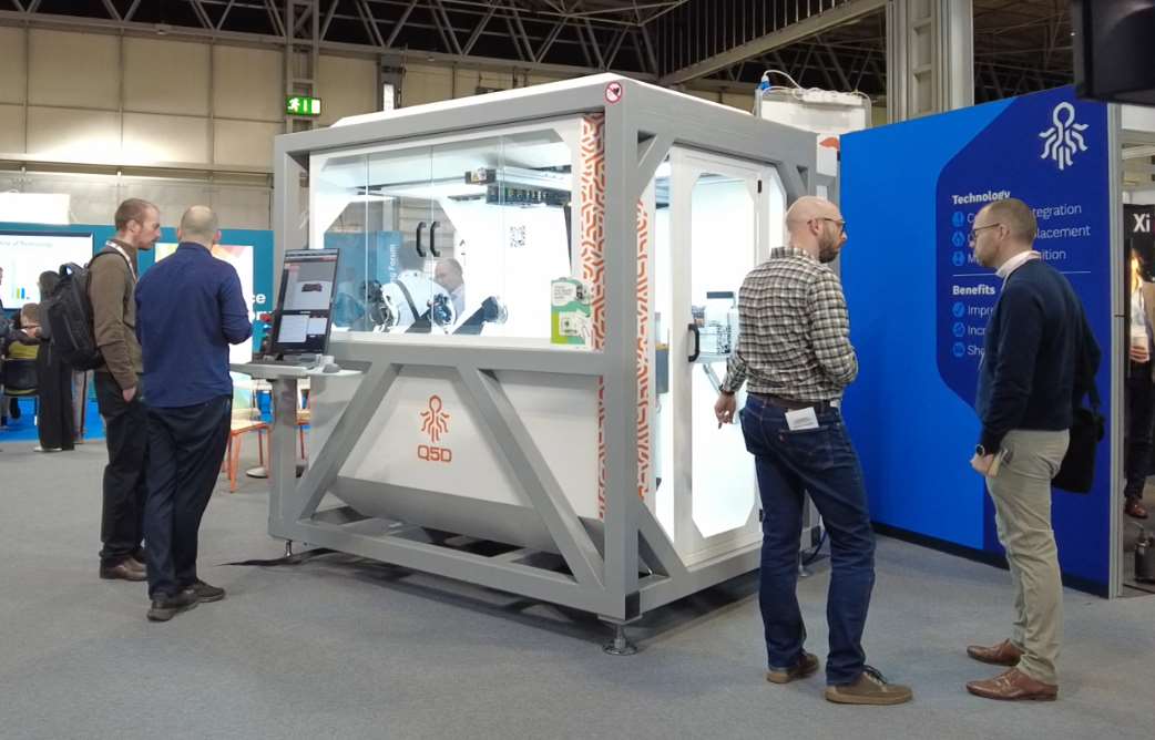 Image of Q5D exhibition stand at the event Advanced Engineering 2023